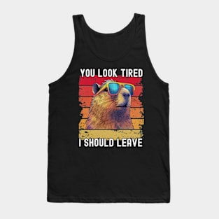 Meme Capybara Tank Top